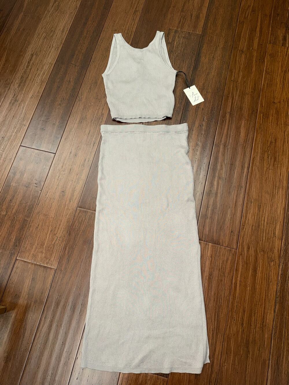 Freshman 1996 brand ribbed knit two-piece set NWT Small